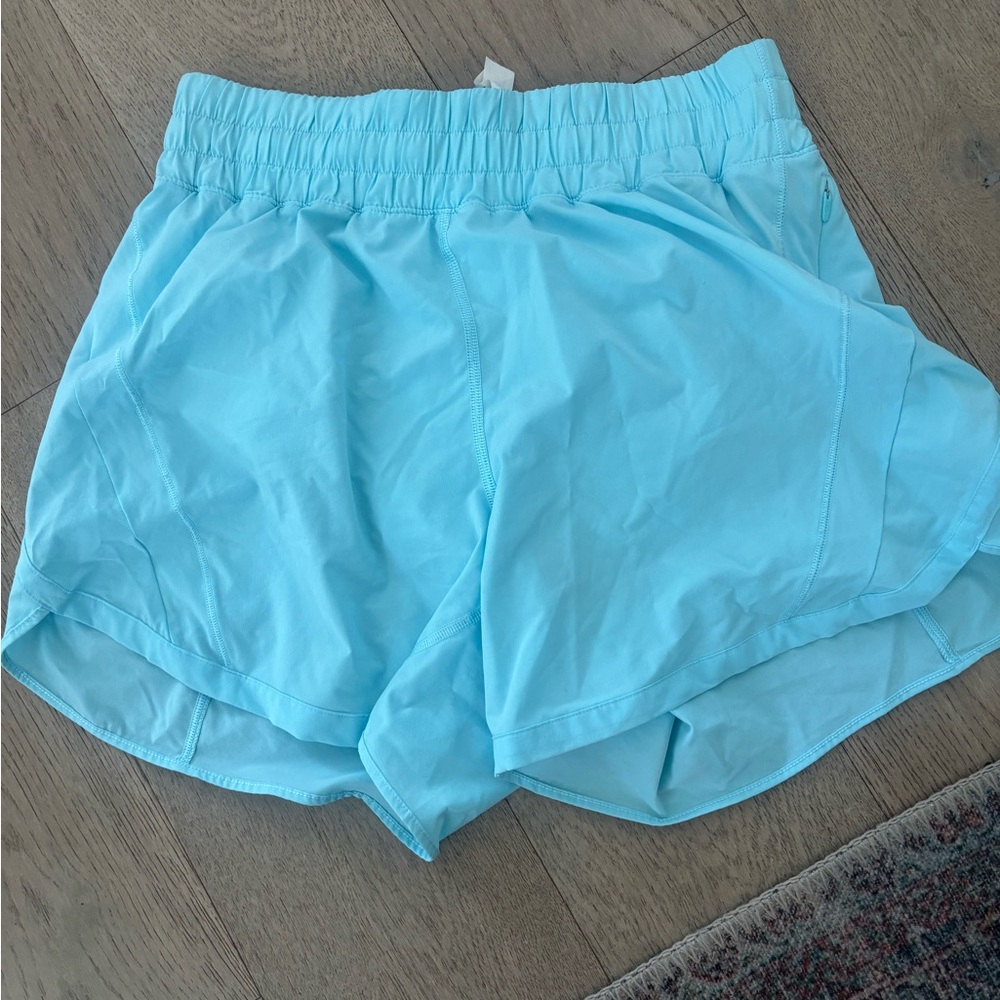 Lululemon Athletica Blue Athletic Shorts Lightweight Moisture-Wicking